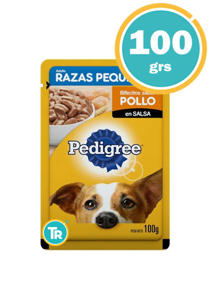 Imagen de PEDIGREE RAZAS PEQ. POLLO SACHET 100GRS - 12 UNIDADES