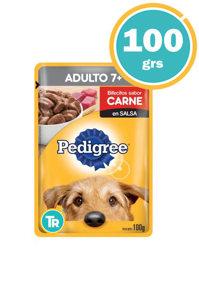 Imagen de PEDIGREE  ADULTO +7 SOBRE 100GS - 12 UNIDADES