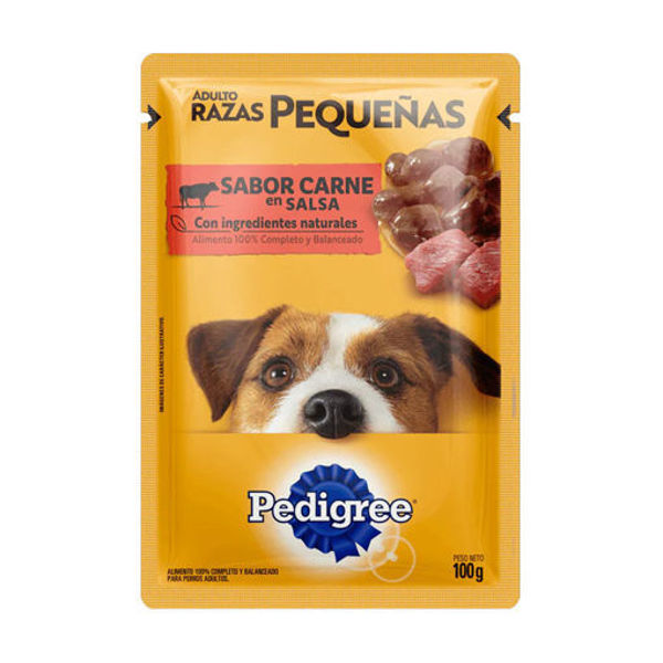Imagen de PEDIGREE RAZAS PEQ. CARNE SOBRE 100GS