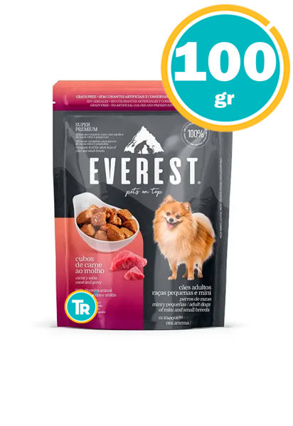 Imagen de Snack Everest Perro Carne En Cubos Rp Y Mini 100Grs