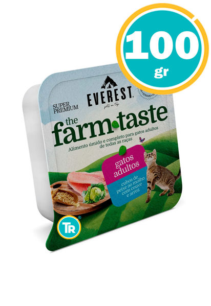 Imagen de Snack Everest The Farm Taste Gato Pescado, Rep. Y Arroz 100Grs