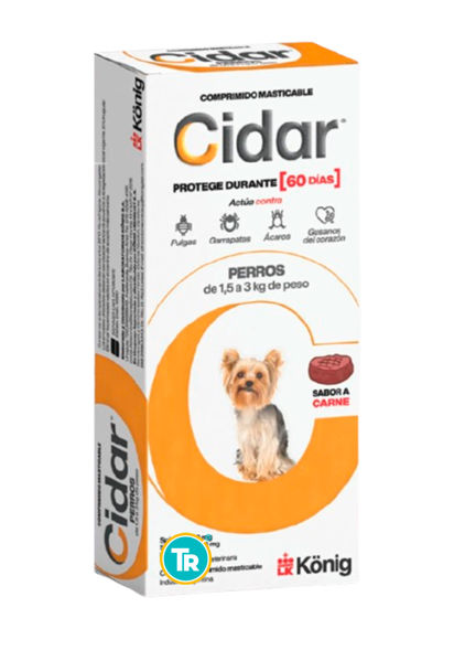 Imagen de CIDAR PERROS DE 1,5 A 3KG