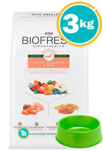Imagen de BIOFRESH Perro Adultos Pequeños 3 Kg + Comedero