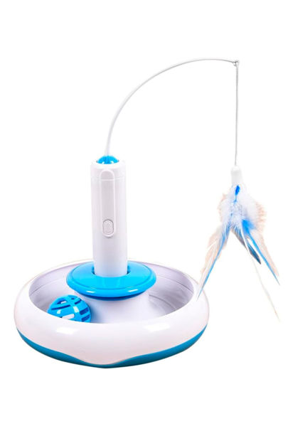 Imagen de Juguete Giratorio con Pluma para Gato Elite