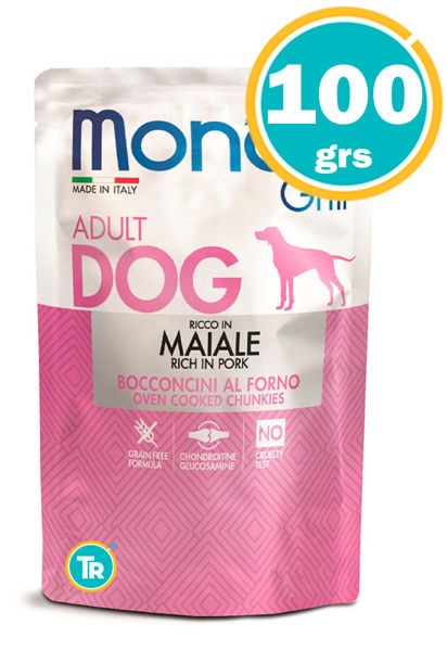Imagen de SALSA MONGE DOG ADULT PORK 100GR