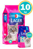 Imagen de KIT LAGER GATO 10KG + PIEDRAS SANITARIAS LAGER 2KG