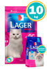 Imagen de KIT LAGER GATOS CASTRADOS 10KG + PIEDRAS SANITARIAS LAGER 2KG