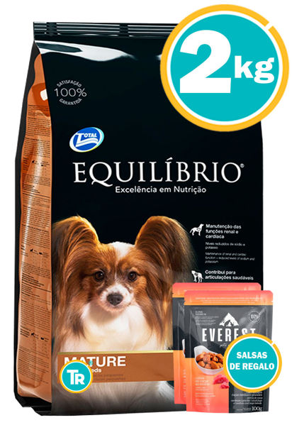 Imagen de EQUILIBRIO Perro Mature Active Razas Pequeñas 2 kg + Salsas