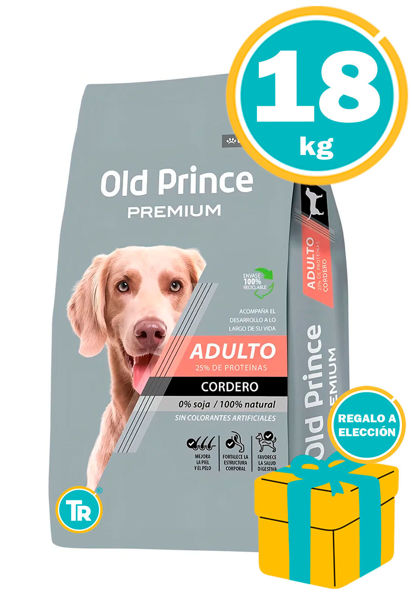 Imagen de OLD PRINCE PREMIUM CORDERO PERRO ADULTO 15+3KG