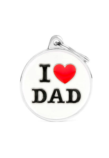 Imagen de CHAPITA IDENTIFICADORA I LOVE DAD - FERPLAST