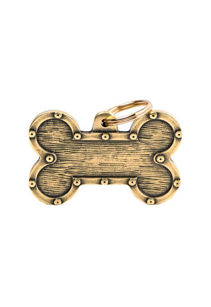 Imagen de CHAPITA IDENTIFICADORA HUESO XL FUTURISTICO BRONX - FERPLAST