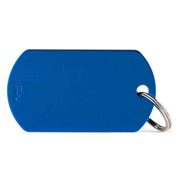 Imagen de CHAPITA BASICA ALUMINIO AZUL MILITAR - FERPLAST