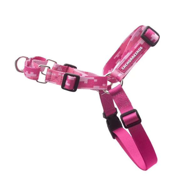 Imagen de ARNES ANTITIRONES CAMUFLAGE ROSA TALLE S - CACHORREIROS