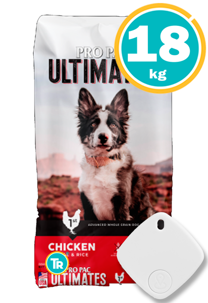 Imagen de PRO PAC DOG ADULT ULTIMATES ADULTO 18KG + LOCALIZADOR