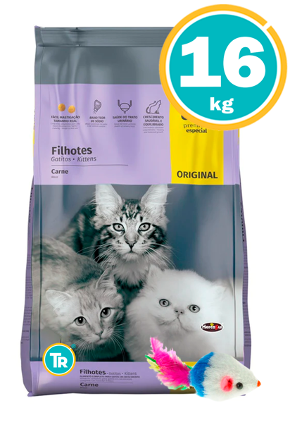 Imagen de THREECATS ORIGINAL KITTEN 15 + 1KG + RATÓN