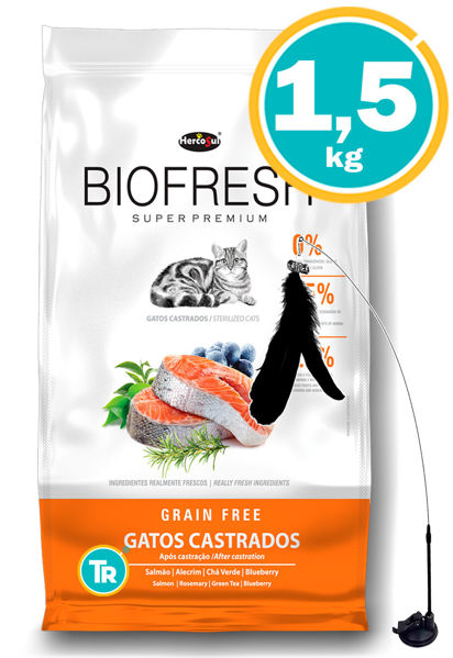 Imagen de BIOFRESH Gato Castrado 1,5 kg + Juguete Ventosa