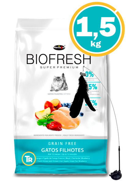 Imagen de BIOFRESH Gatitos Kitten Pollo 1,5 kg + Juguete