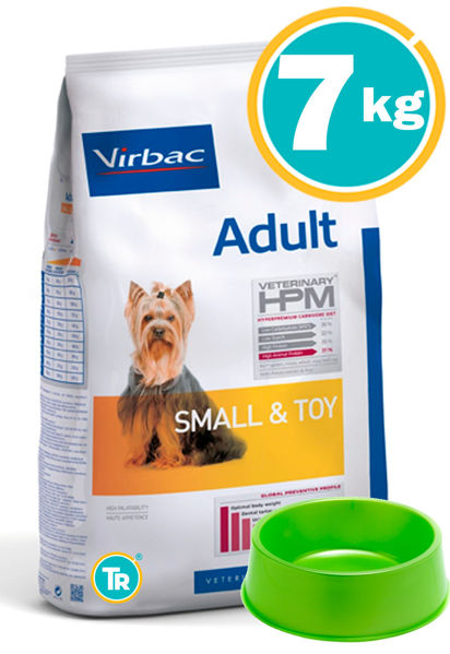 Imagen de HPM Virbac Perro Adulto Raza Mini y Pequeña 7kg + Comedero