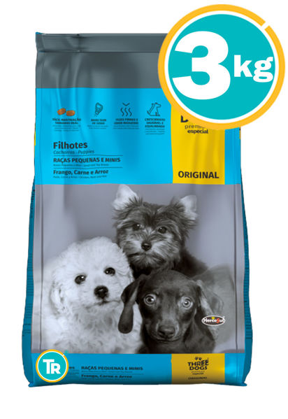 Imagen de THREEDOGS ORIGINAL CACHORRO PEQUEÑO 3KG