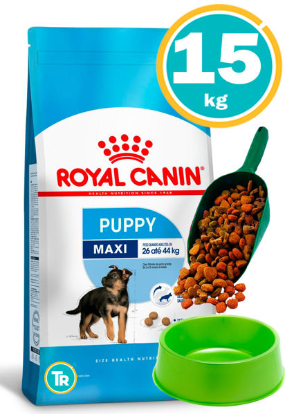 Imagen de ROYAL CANIN Maxi Puppy 12kg + 3 kg + Comedero + Pala