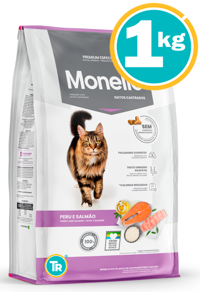 Imagen de MONELLO Gato Castrado Pavo Y Salmón 1KG