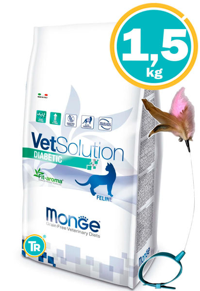 Imagen de VET SOLUTION Cat Diabetic 1.5 Kg + Juguete Ventosa