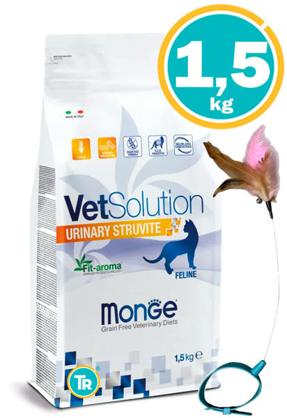 Imagen de VET SOLUTION Gato Urinary Struvite 1.5Kg + Snack Creamy