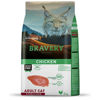 Imagen de BRAVERY Gato Adulto Castrado Pollo 2kg + Chapita