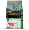 Imagen de BRAVERY GATO ADULTO POLLO 2 KG + Chapita