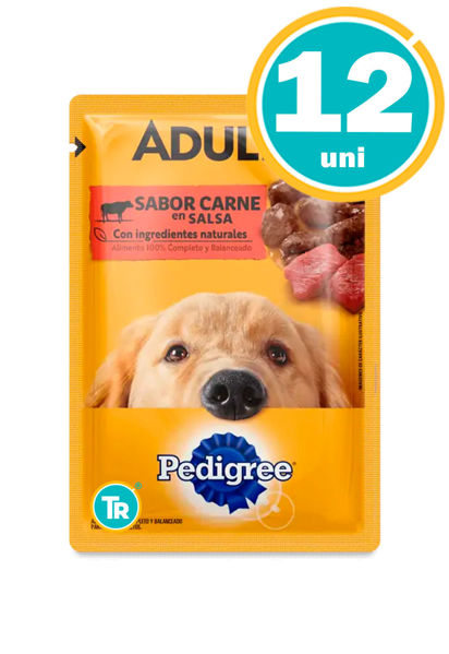 Imagen de PEDIGREE ADULTO CARNE SOBRE 100GS - 12 UNIDADES