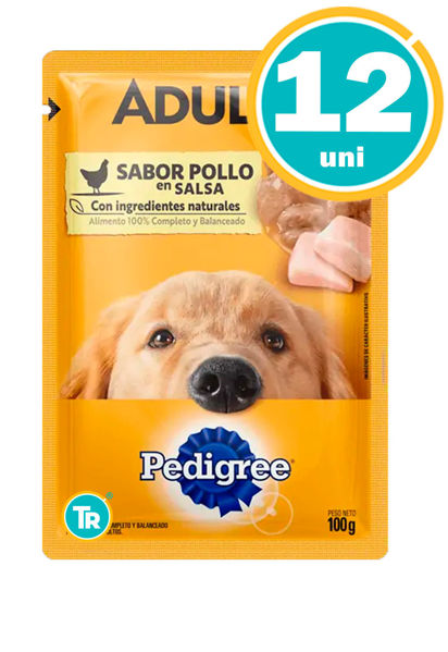 Imagen de PEDIGREE ADULTO POLLO SOBRE 100GS - 12 UNIDADES