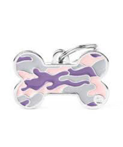 Imagen de CHAPITA HUESO L CAMOUFLAGE ROSA - MY FAMILY