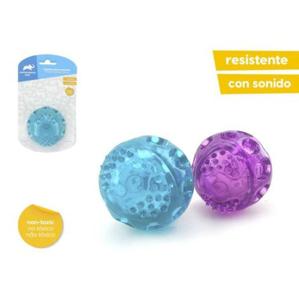 Imagen de JUGUETES  PELOTA RESISTENTE  CON SONIDO 6.3 CM