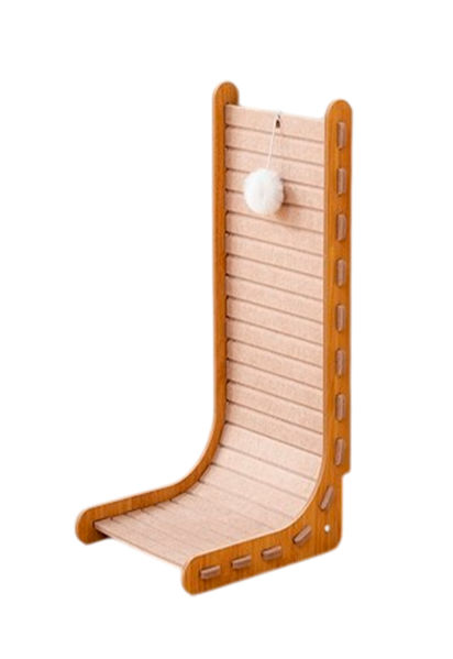 Imagen de RASCADOR P/GATO EN FORMA DE L BEIGE