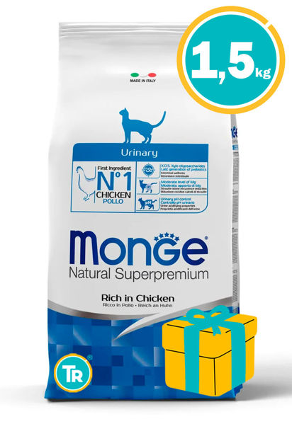 Imagen de MONGE Gato urinary pollo 1.5KG + Regalo a elección