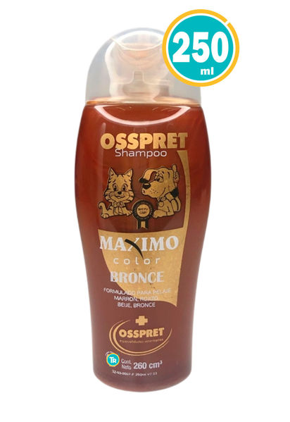Imagen de SHAMPOO MAXIMO COLOR BRONCE 250ML OSSPRET