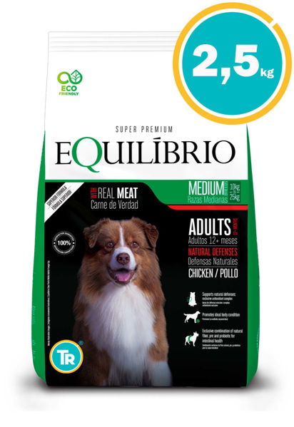 Imagen de EQUILIBRIO Perro Adulto Medium 2.5KG