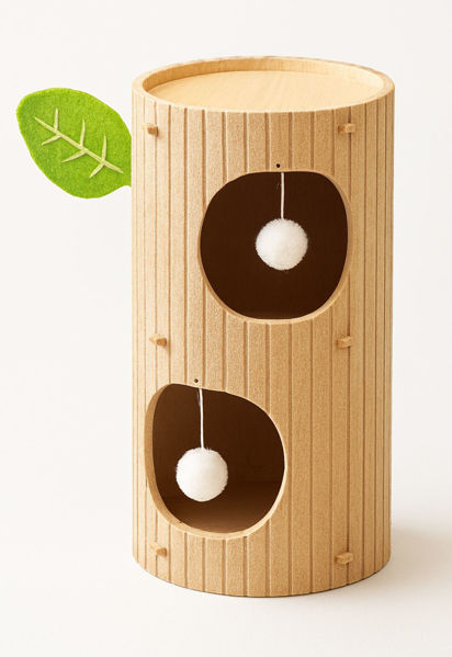 Imagen de RASCADOR P/GATO 2 NIVELES CAMEL