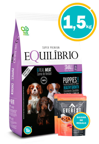 Imagen de EQUILIBRIO Perro Cachorro raza pequeña 1.5kg + Salsas