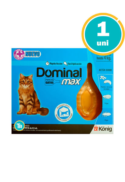 Imagen de PIPETA DOMINAL MAX Gatos Hasta -4 Kg