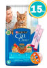 Imagen de CAT CHOW Gatos Adultos Sabor Pescado 15 kg + Snack + Pelota