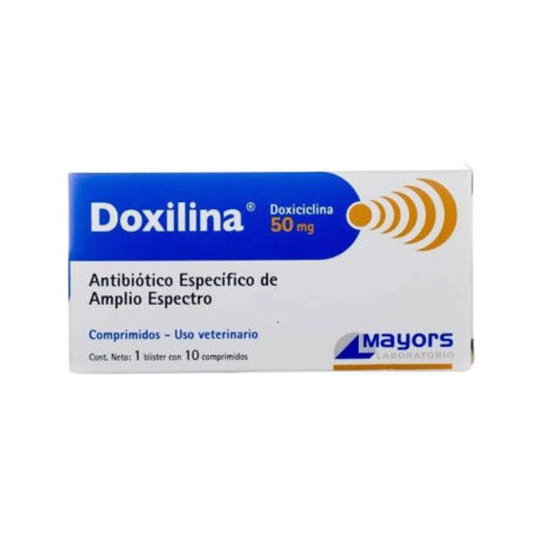 Imagen de DOXICILINA 50MG 10 COMP