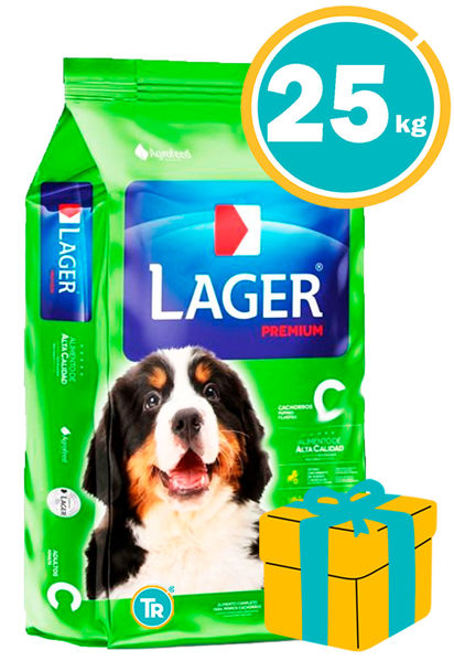 Imagen de LAGER PERRO CACHORRO 22+3KG + REGALO A ELECCIÓN