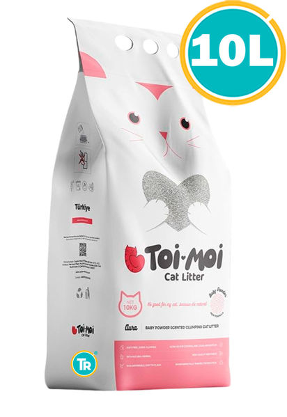 Imagen de TOI MOI CAT LITTER TALCO DE BEBÉ 10LTS