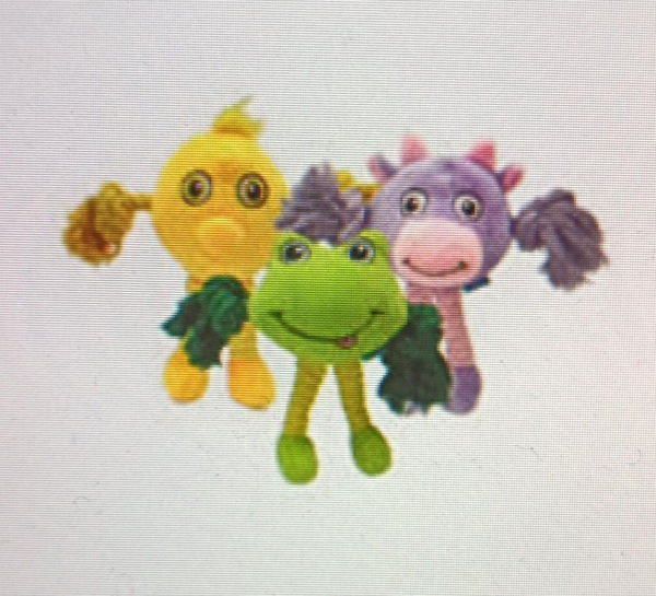 Imagen de JUGUETE CHIRRIANTE CON CUERDAS 3 ESTILOS