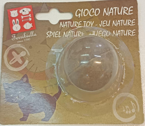 Imagen de PALLA RUMOROSA CON CATNIP 4,8CM