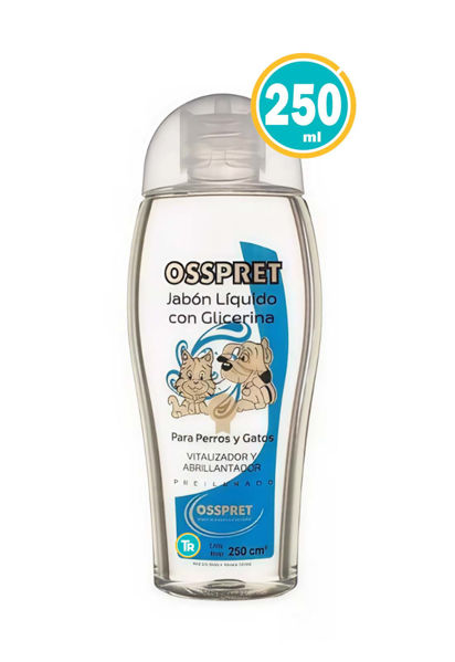 Imagen de JABÓN LÍQUIDO PRELAVADO GLICERINA OSSPRET 250ML