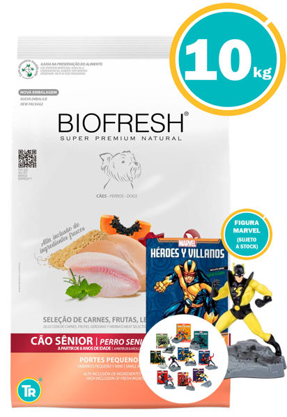 Imagen de BIOFRESH Senior Razas Pequeñas de 10 kg + Figura Marvel