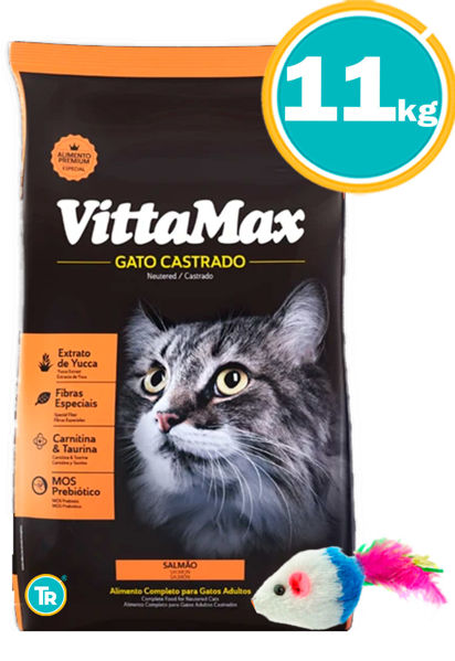 Imagen de VITTAMAX GATO CASTRADO SALMÓN 10KG + 1K FRACCIONADO