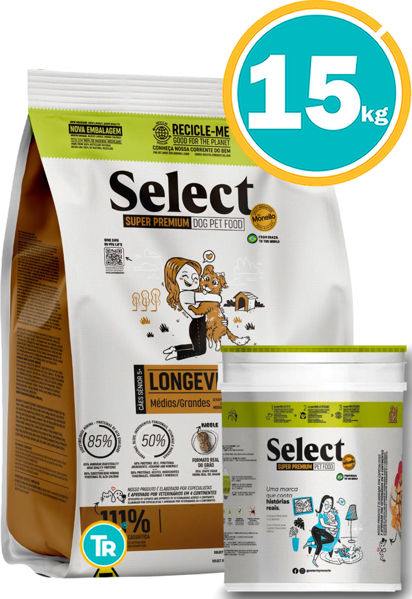 Imagen de SELECT Longevidad Med/Gde 15kg +  Contenedor Select